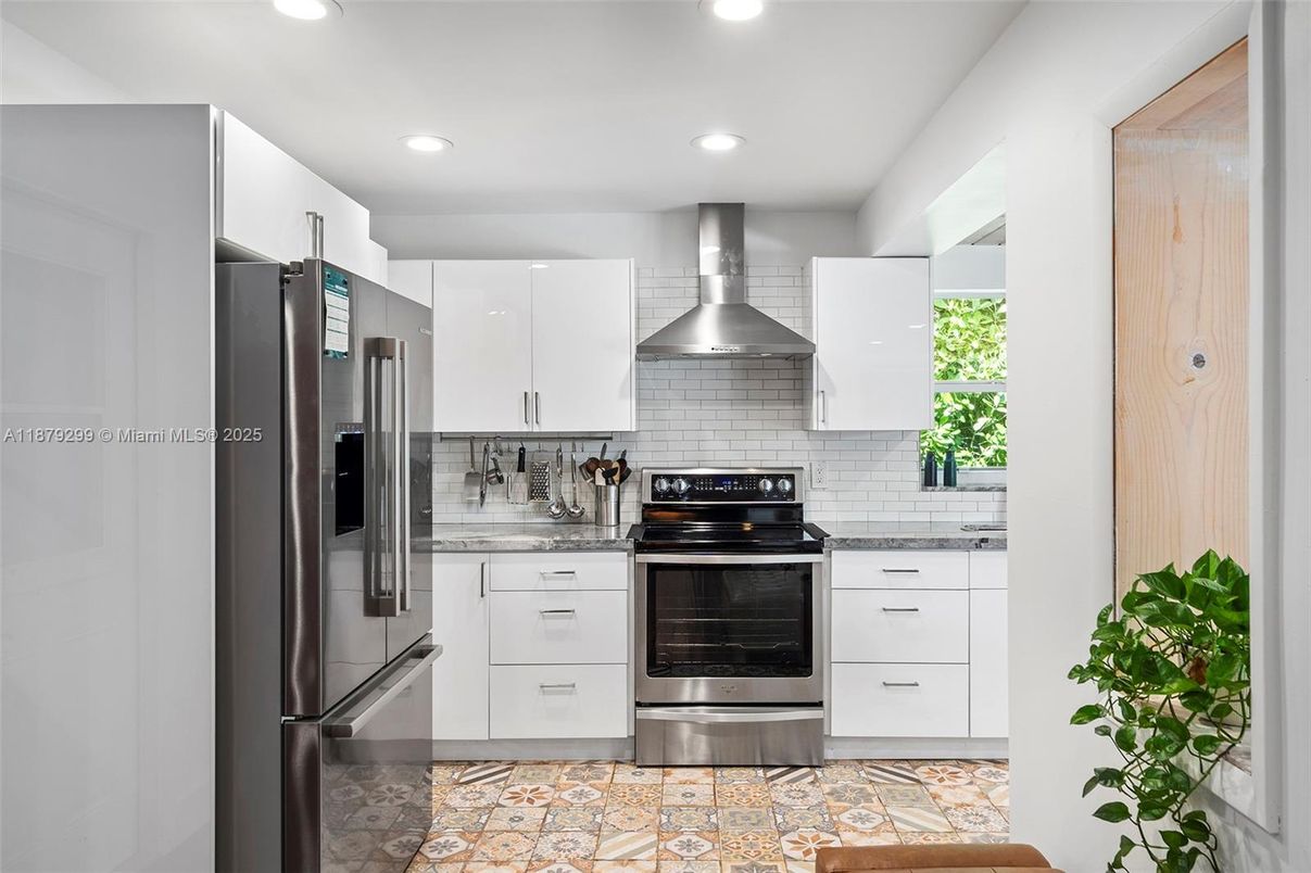 Interior, Kitchen, Recessed Lighting, Stainless Steel Appliances