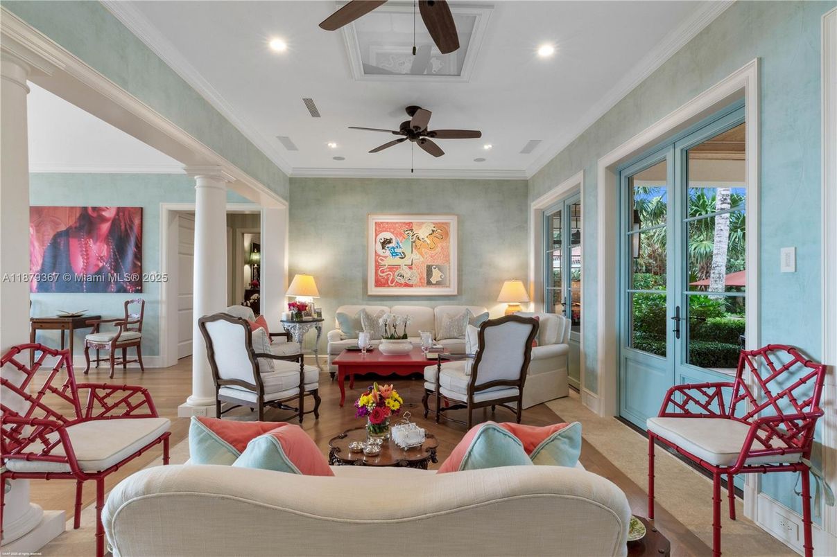 Interior, Living room, Recessed Lighting