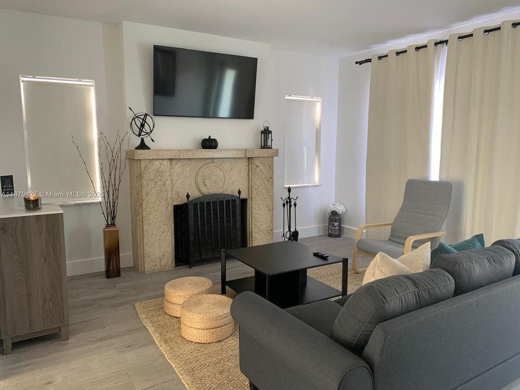 Fireplace, Interior, Living room, Wood Texture Flooring