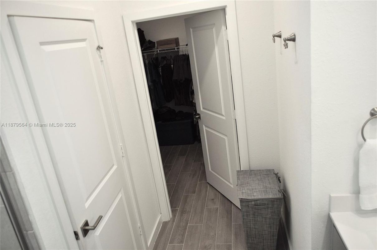 Bathroom, Interior, Wood Texture Flooring
