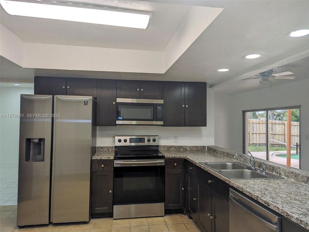 Interior, Kitchen, Recessed Lighting, Stainless Steel Appliances