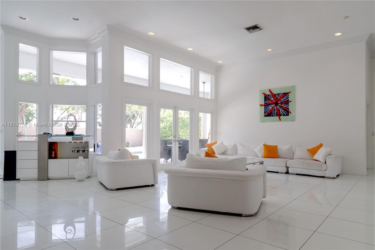 Interior, Living room, Recessed Lighting