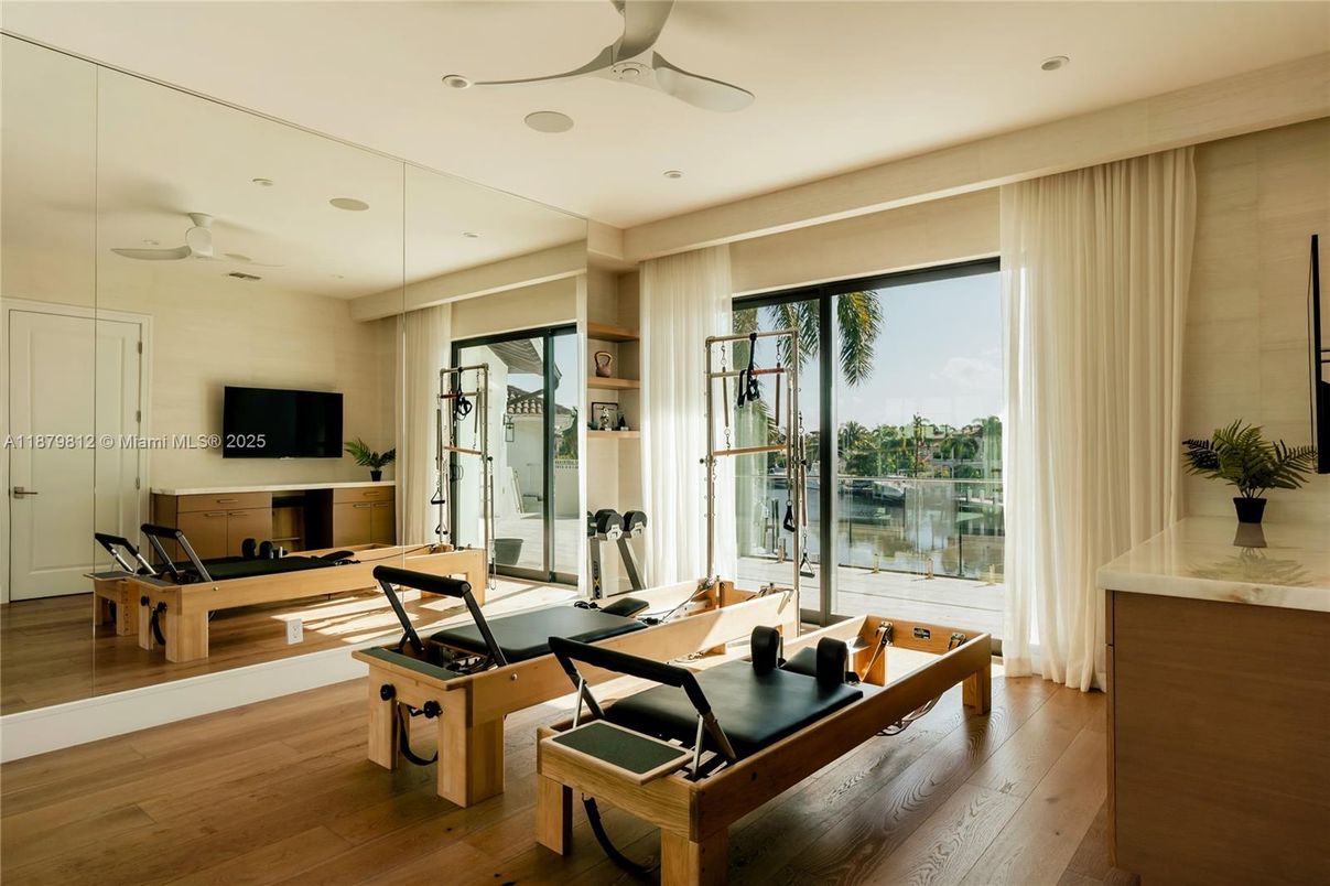 Game Room, Interior, Recessed Lighting, Water, Wood Texture Flooring