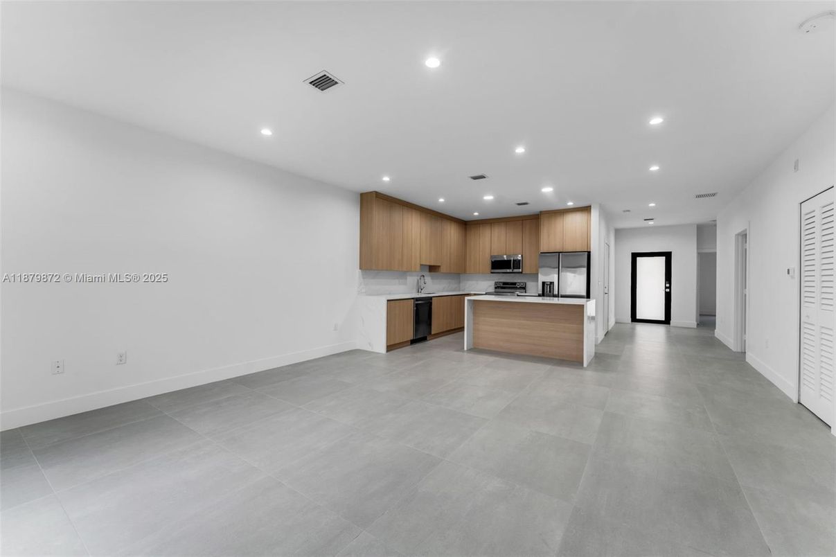 Interior, Kitchen, Recessed Lighting, Stainless Steel Appliances
