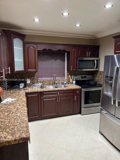Interior, Kitchen, Recessed Lighting, Stainless Steel Appliances