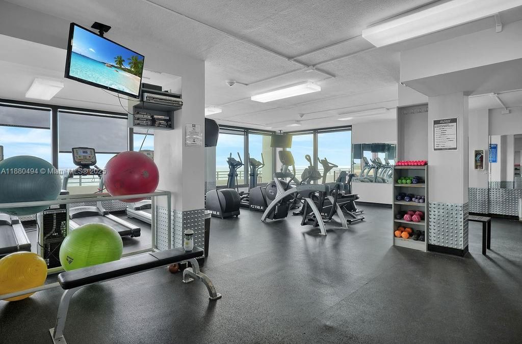 Fitness Equipment, Gym, Interior
