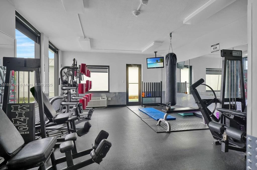 Fitness Equipment, Gym, Interior