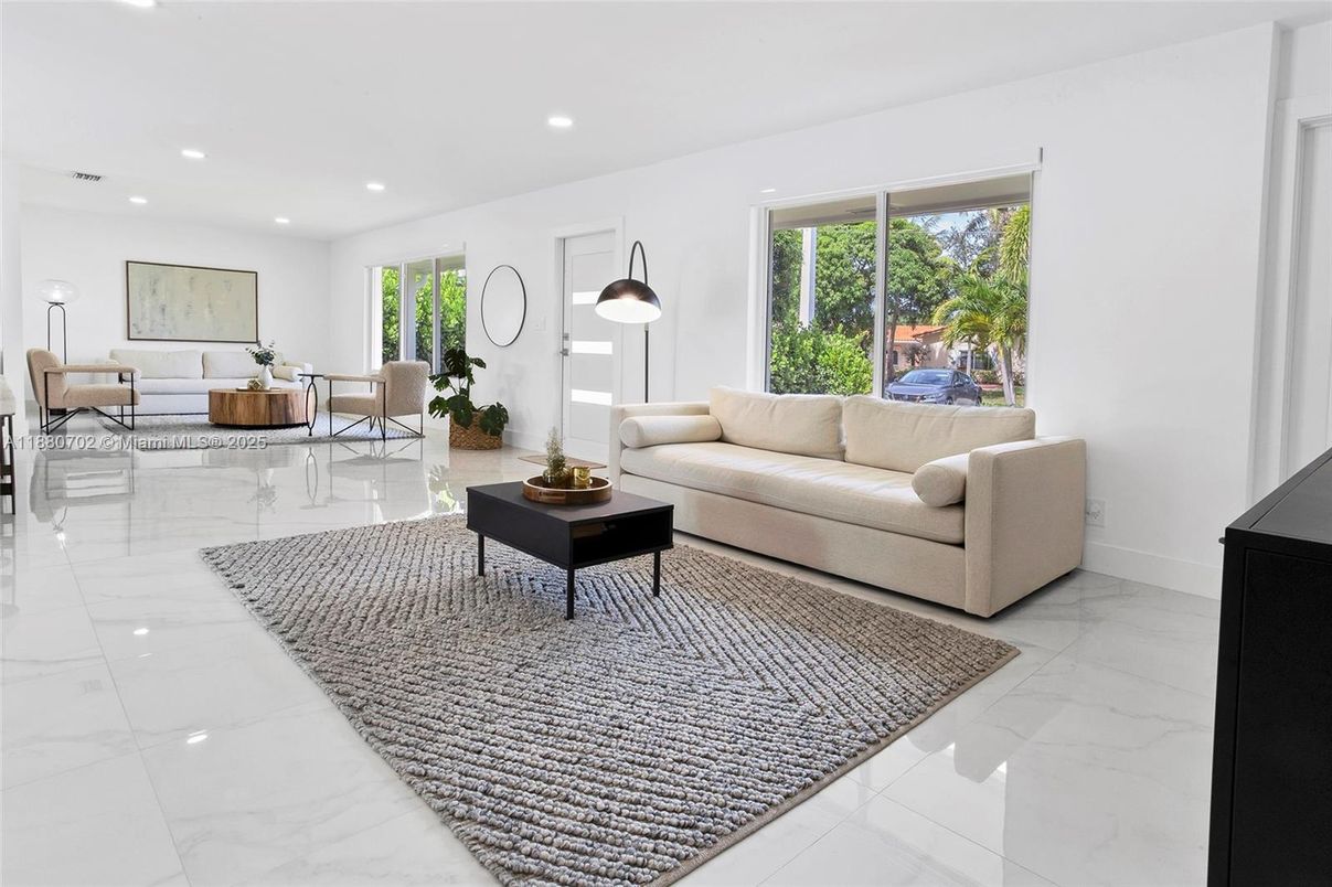 Interior, Living room, Marble, Recessed Lighting