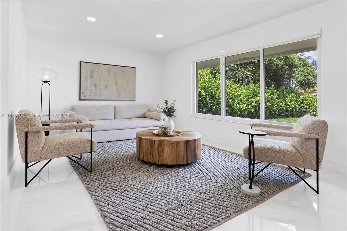 Interior, Living room, Recessed Lighting