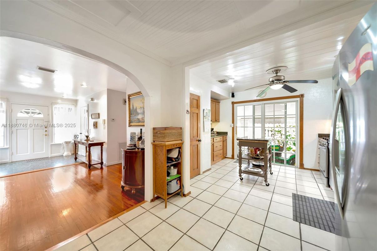 Interior, Kitchen, Wood Texture Flooring