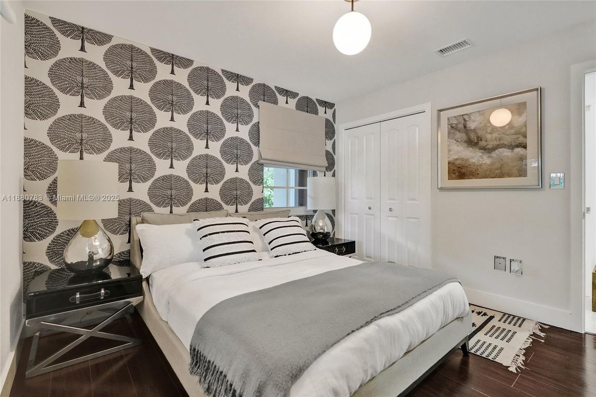 Bedroom, Interior, Wood Texture Flooring