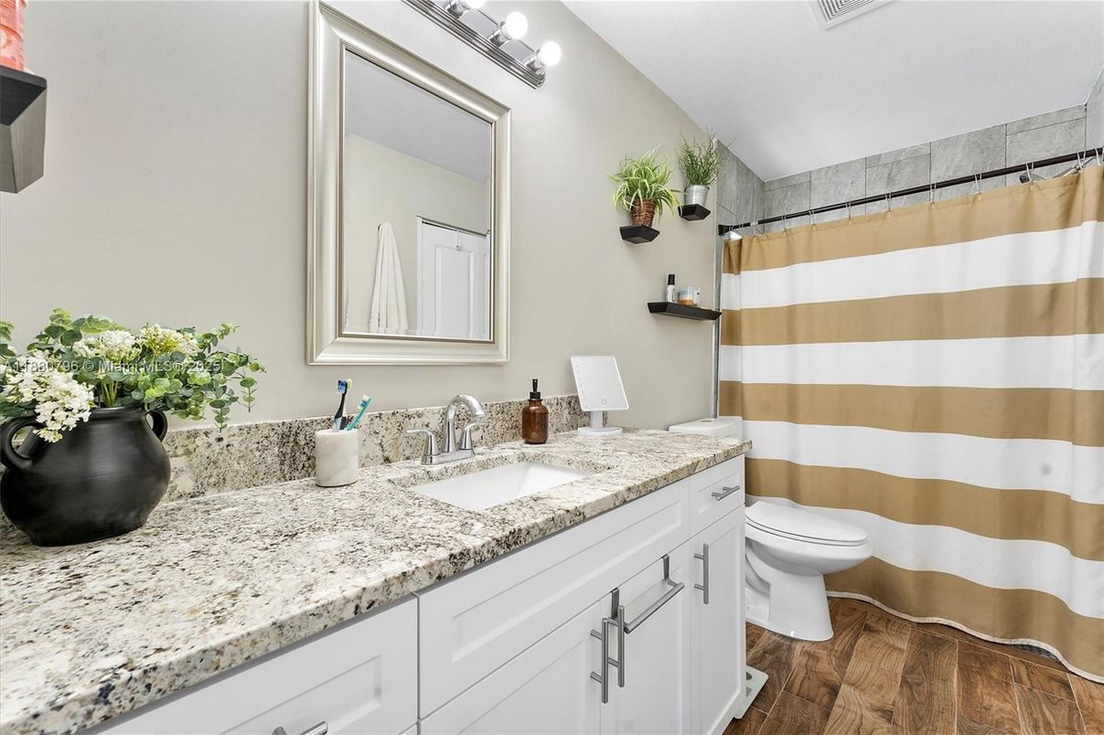 Bathroom, Interior, Wood Texture Flooring