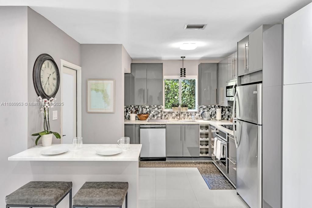 Interior, Kitchen, Stainless Steel Appliances