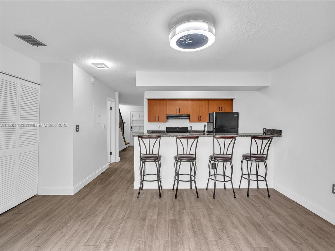 Interior, Kitchen, Wood Texture Flooring
