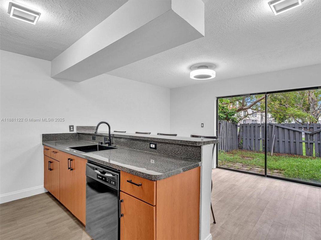 Interior, Kitchen, Wood Texture Flooring