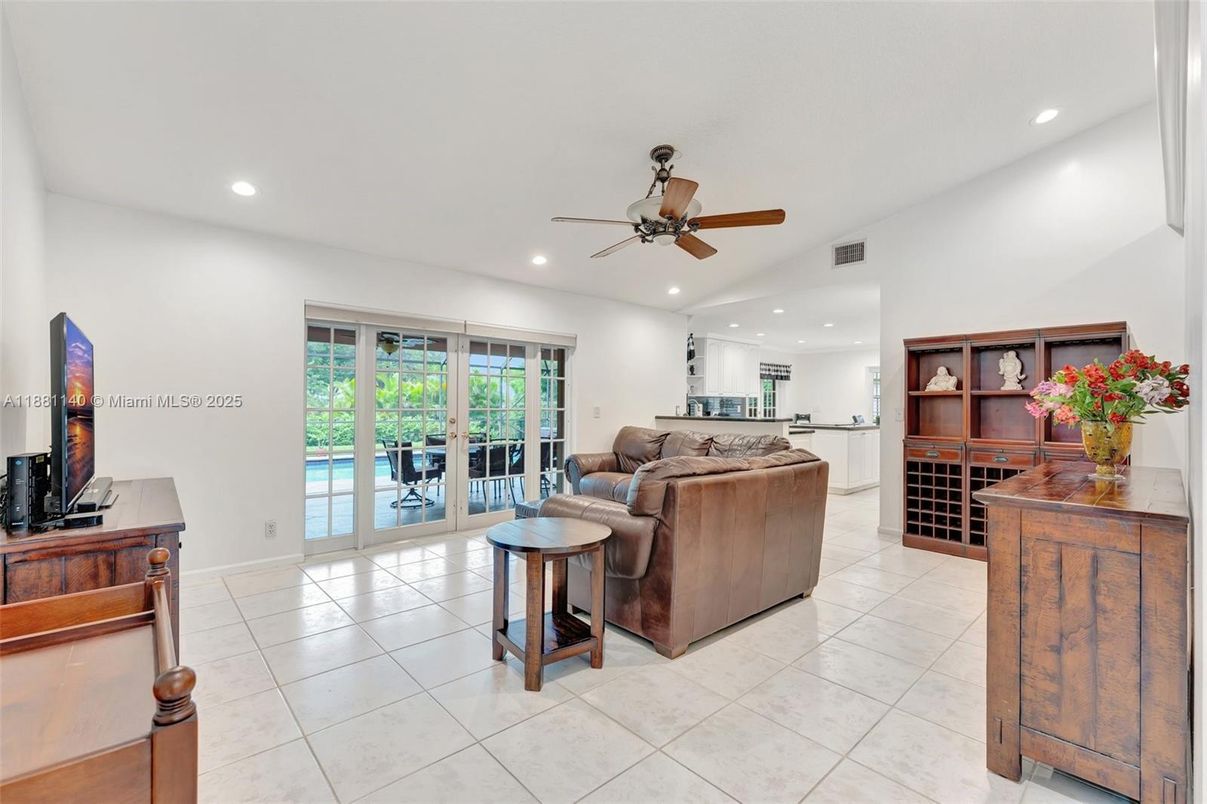 Interior, Living room, Recessed Lighting