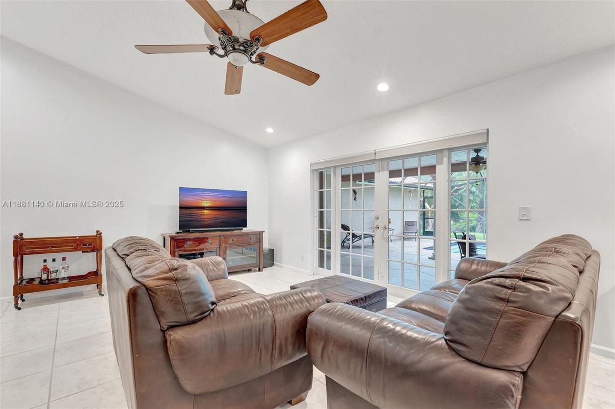 Interior, Living room, Recessed Lighting