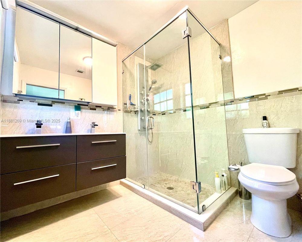 Bathroom, Glass Shower, Interior