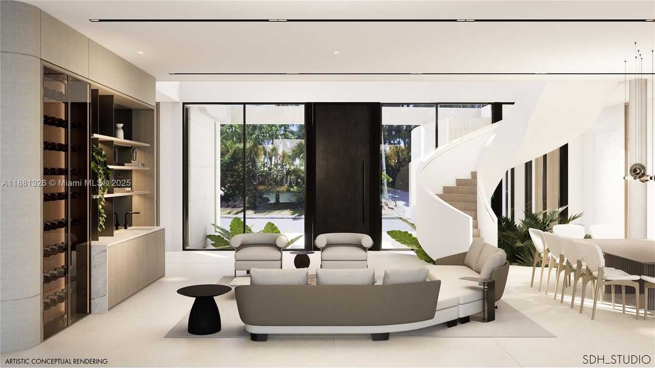 Dining room, Interior, Living room, Recessed Lighting