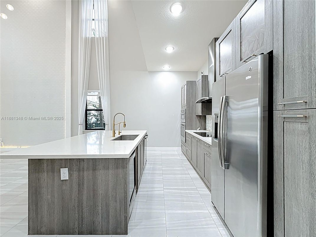 Interior, Kitchen, Recessed Lighting, Stainless Steel Appliances