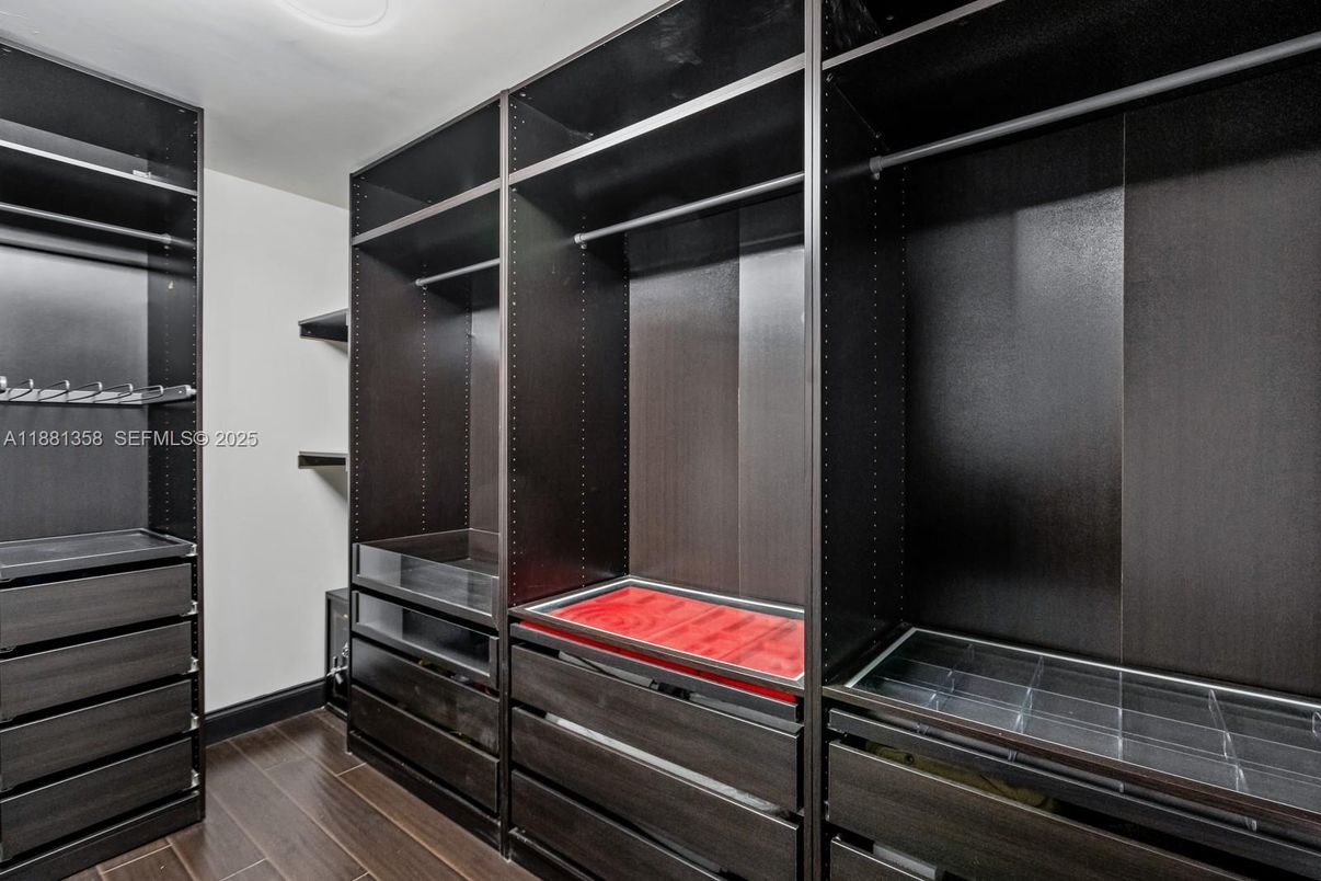 Interior, Walk-in Closets, Wood Texture Flooring