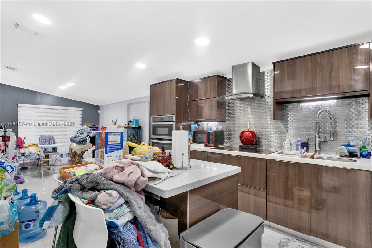 Interior, Kitchen, Recessed Lighting, Stainless Steel Appliances