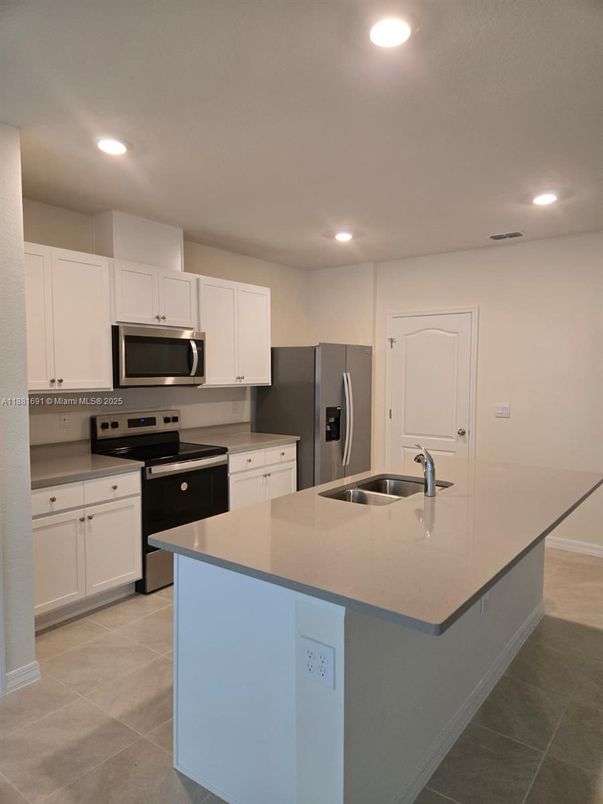 Interior, Kitchen, Recessed Lighting, Stainless Steel Appliances
