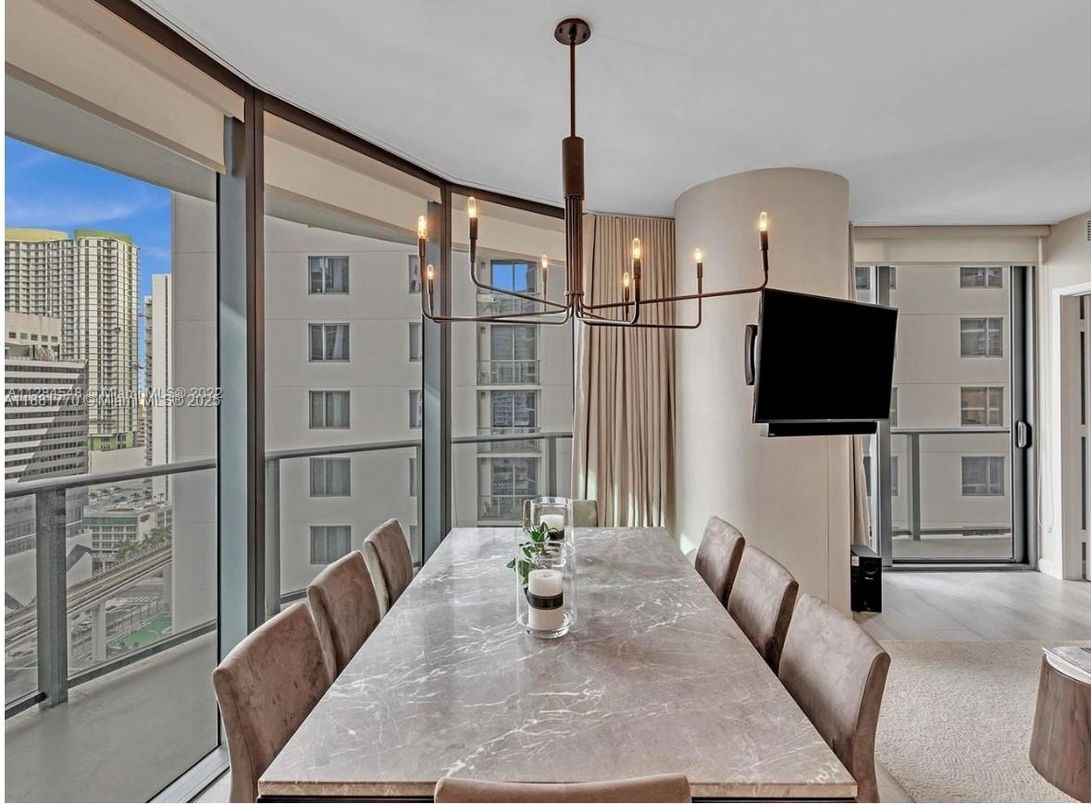 Dining room, Interior, Pendant Lights