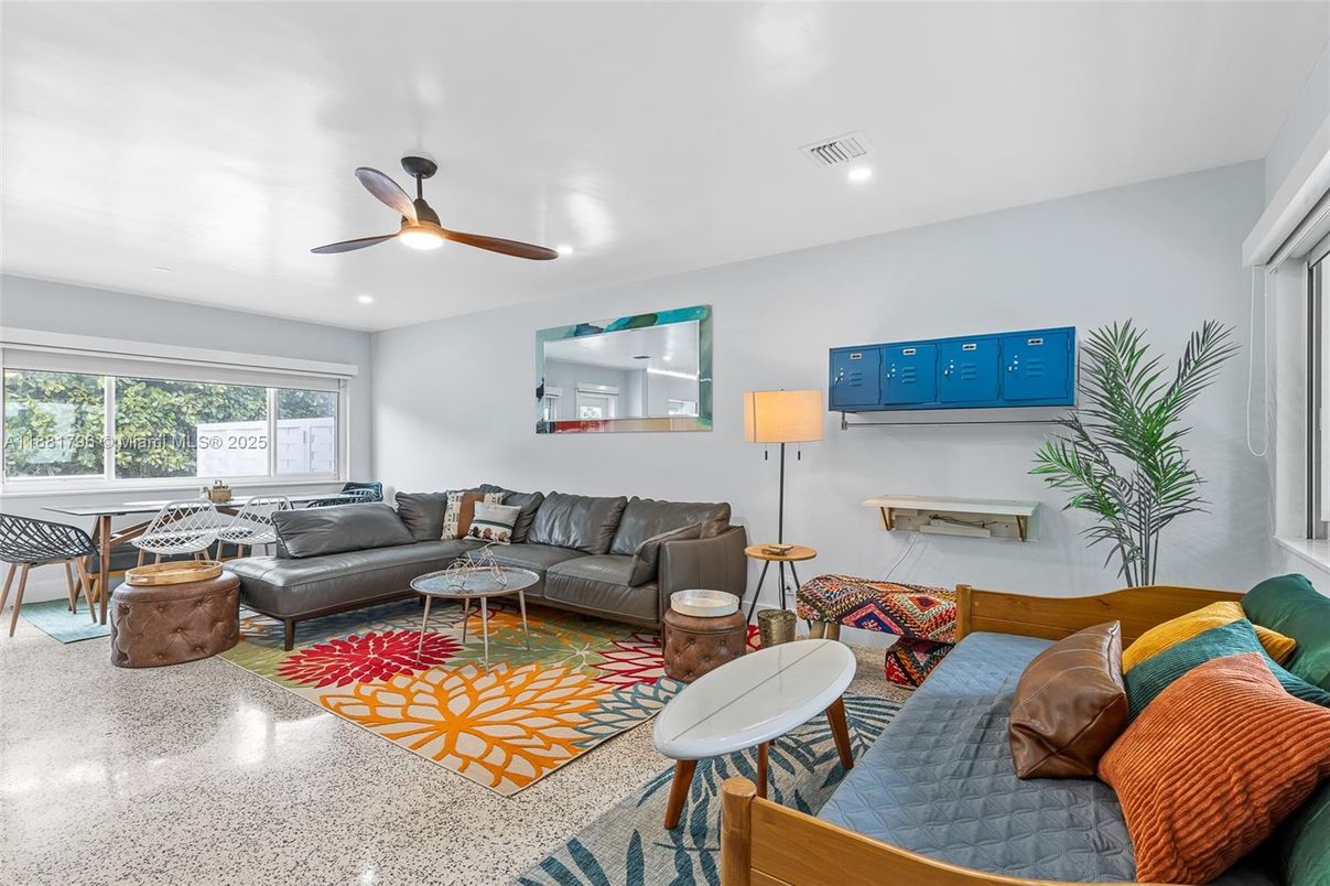 Interior, Living room, Recessed Lighting