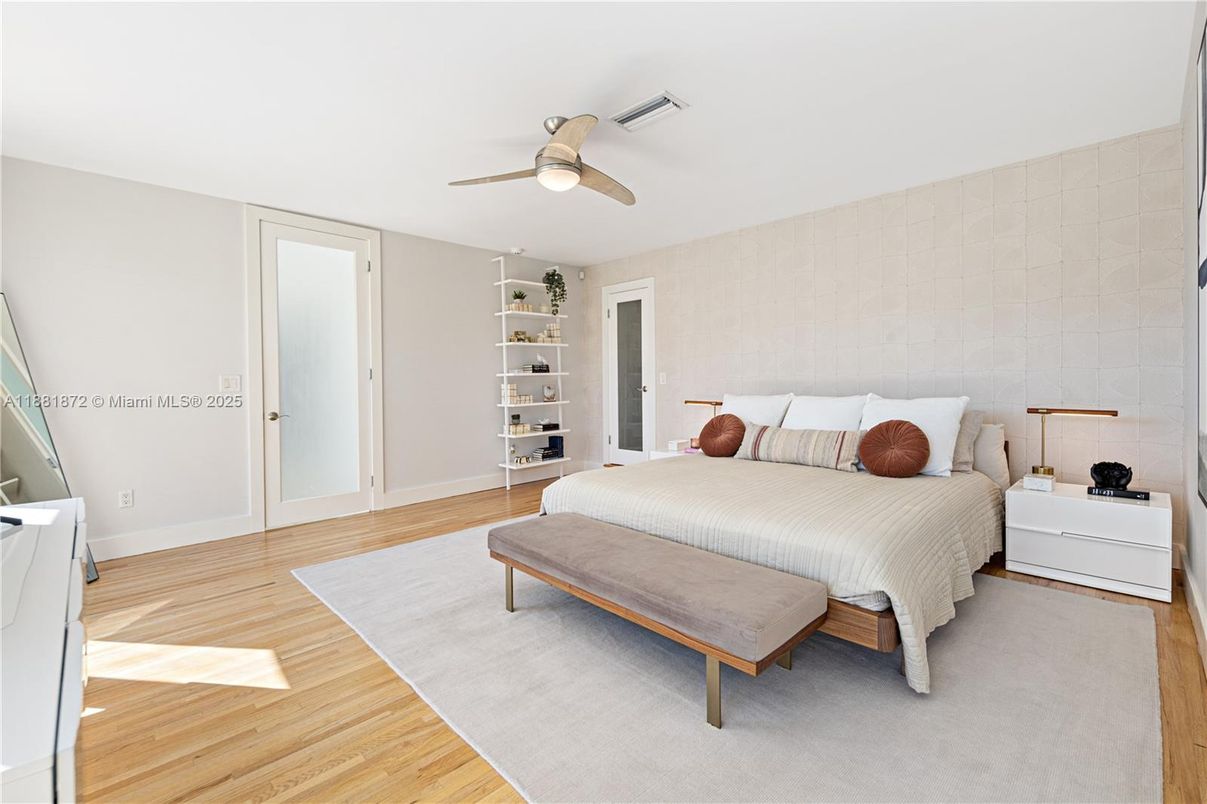 Bedroom, Interior, Wood Texture Flooring