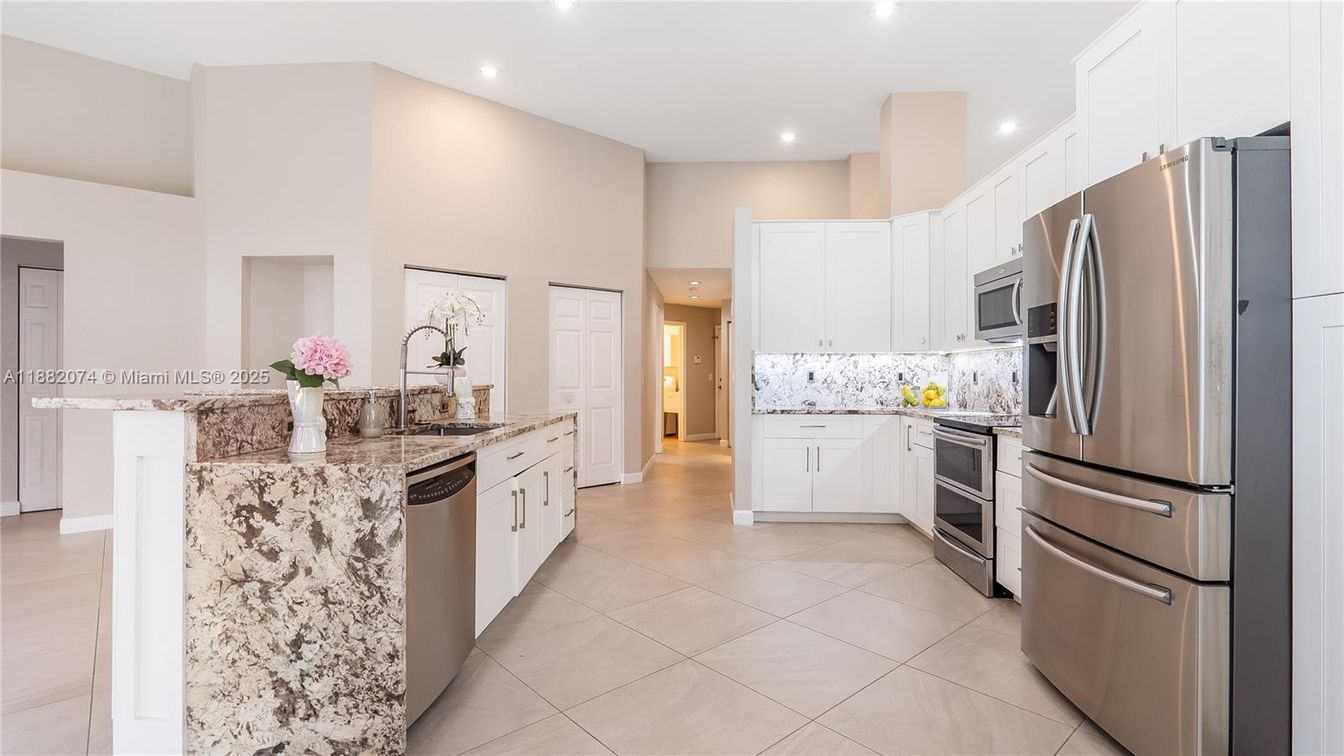 Interior, Kitchen, Recessed Lighting, Stainless Steel Appliances