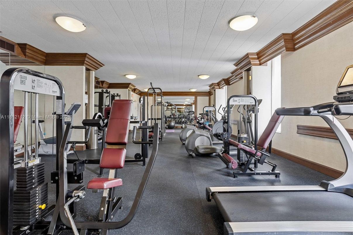 Fitness Equipment, Gym, Interior