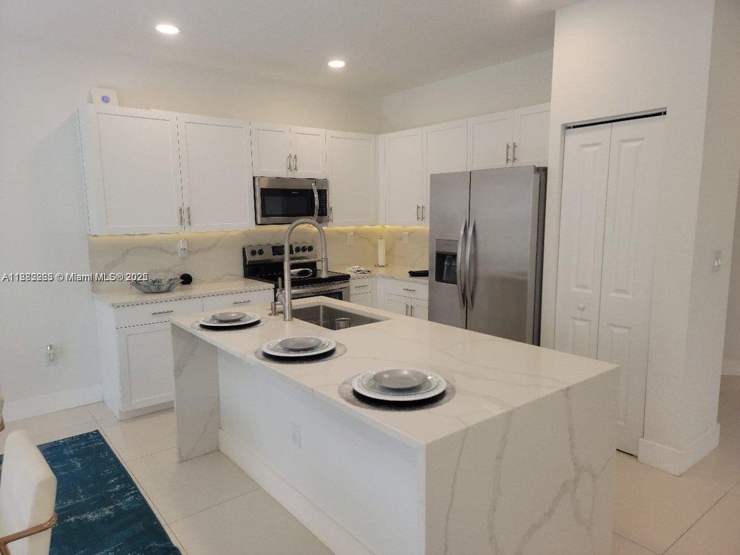 Interior, Kitchen, Recessed Lighting, Stainless Steel Appliances