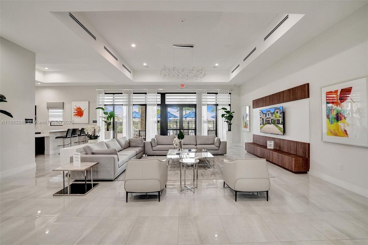 Interior, Living room, Recessed Lighting