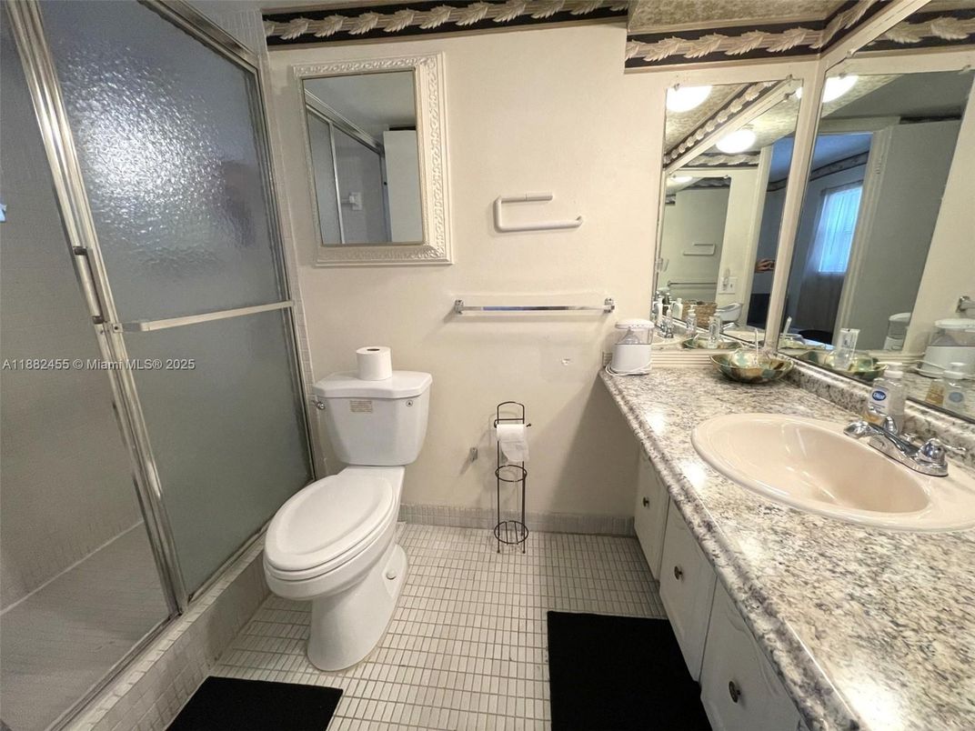 Bathroom, Dual Sink Vanities, Glass Shower, Interior