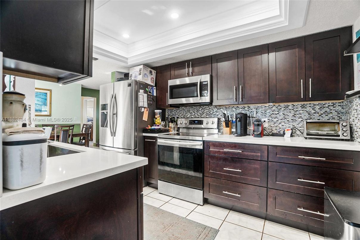 Interior, Kitchen, Recessed Lighting, Stainless Steel Appliances