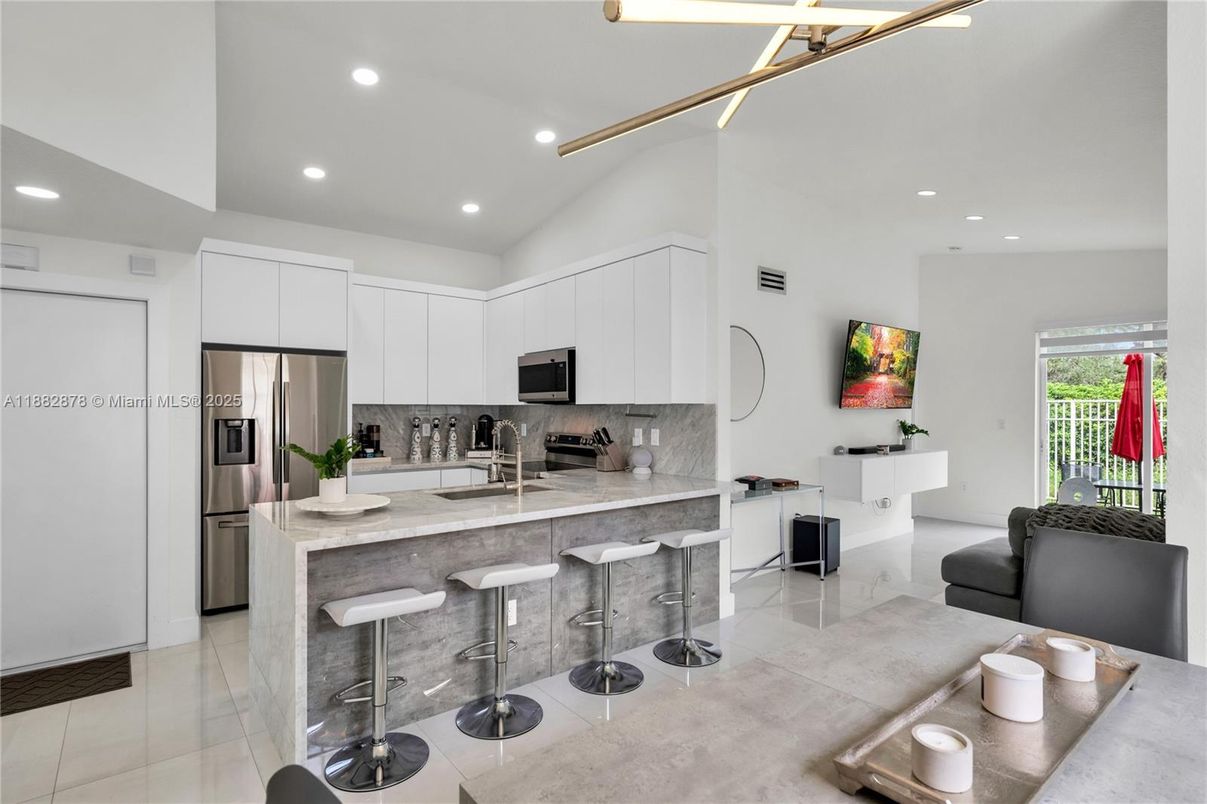 Interior, Kitchen, Recessed Lighting, Stainless Steel Appliances