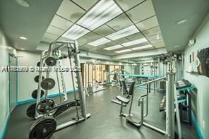 Fitness Equipment, Gym, Interior, Recessed Lighting