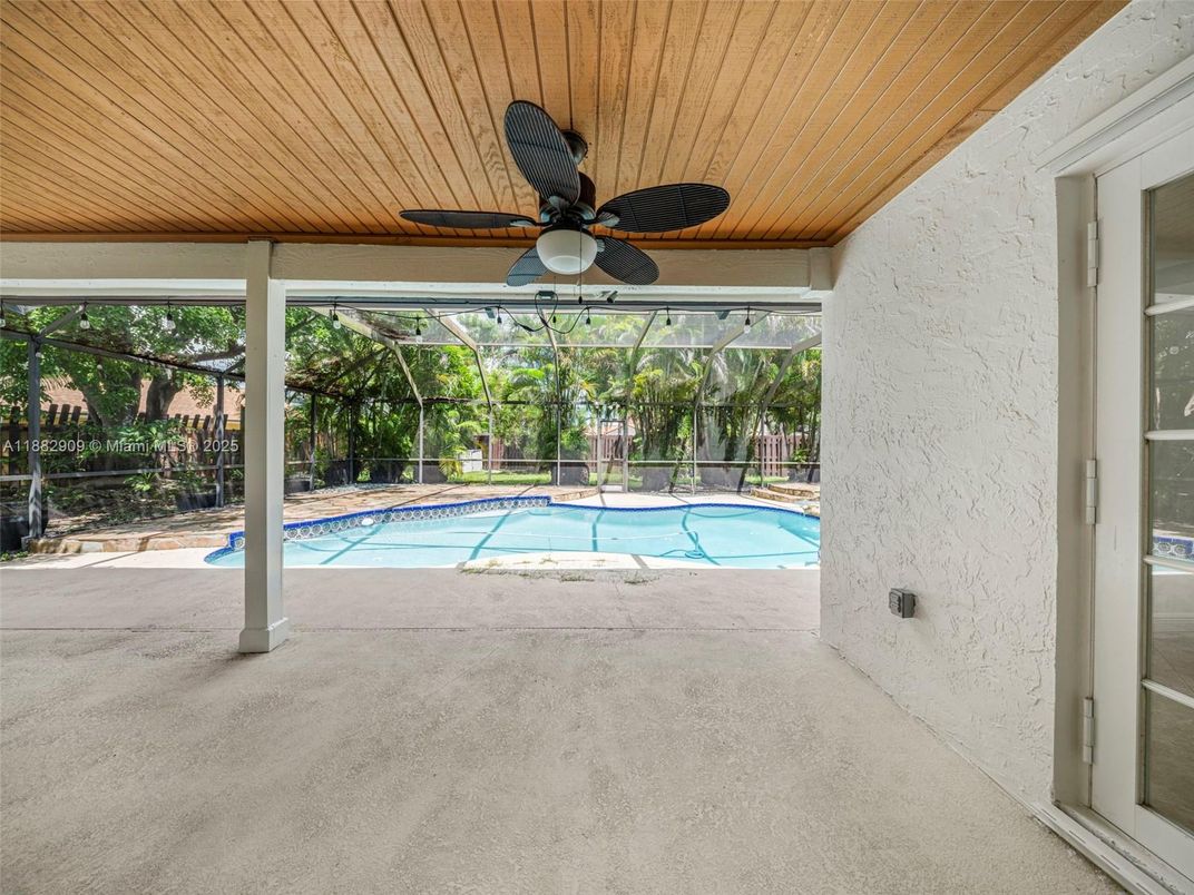 Interior, Pool, Sun Room, Wooden Ceilings