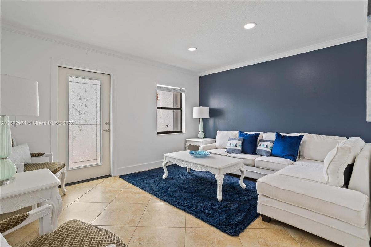 Interior, Living room, Recessed Lighting