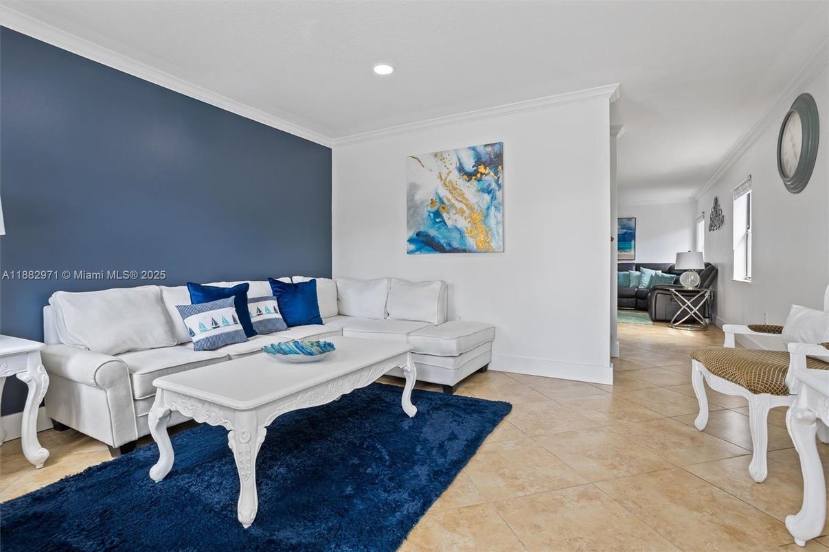 Interior, Living room, Recessed Lighting