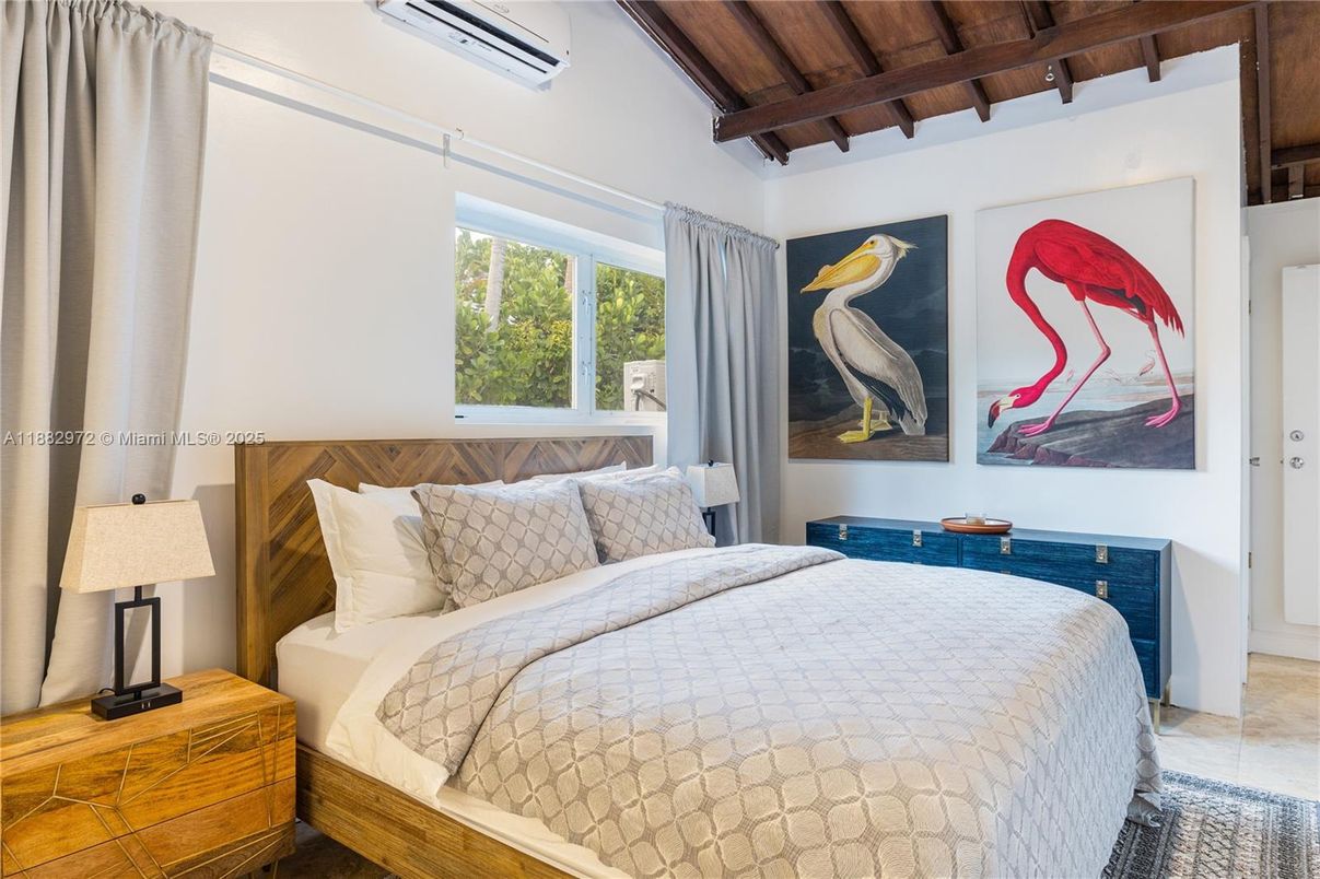 Bedroom, Interior, Wooden Beams