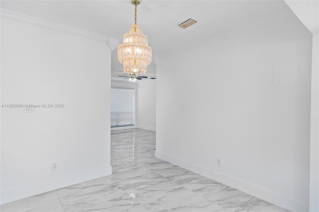 Chandelier, Empty room, Interior, Marble