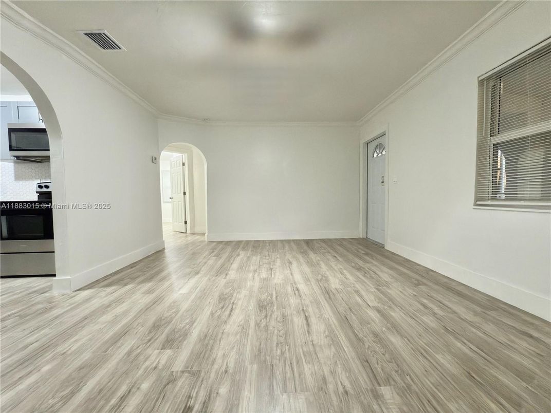 Empty room, Interior, Kitchen, Wood Texture Flooring