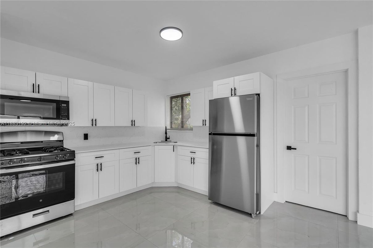 Interior, Kitchen, Recessed Lighting, Stainless Steel Appliances