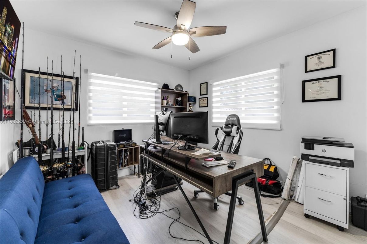 Home Office, Interior, Wood Texture Flooring
