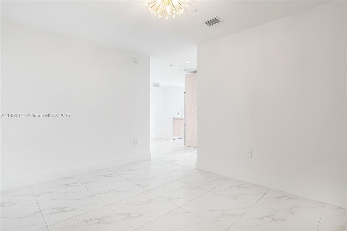 Empty room, Interior, Marble, Recessed Lighting