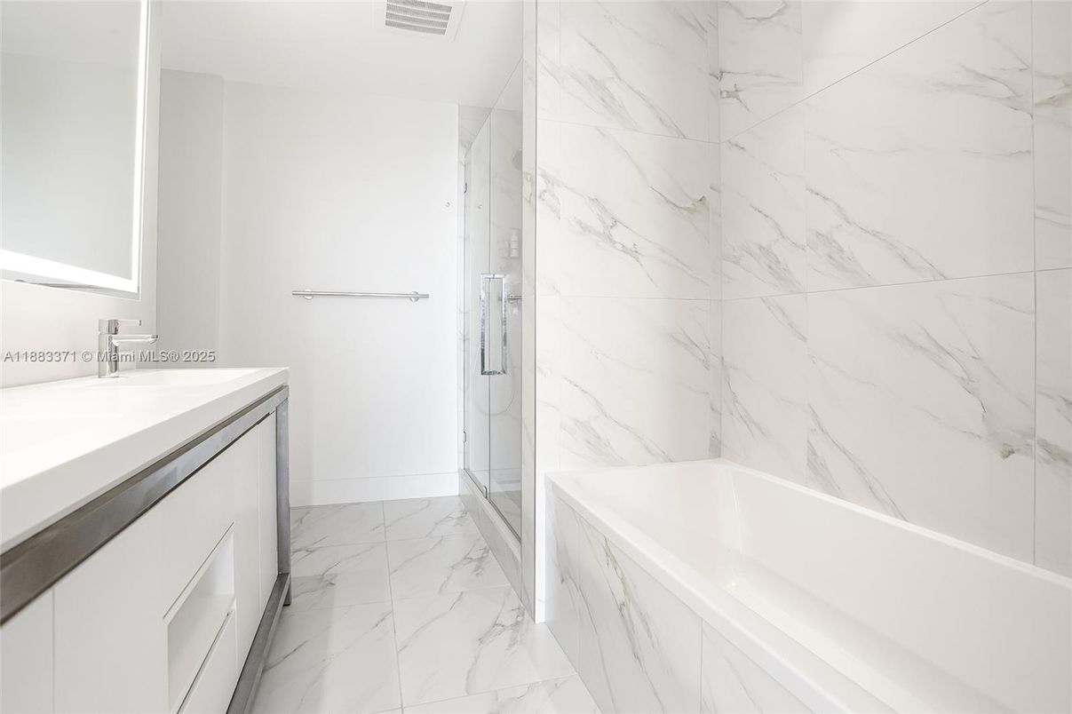 Bathroom, Glass Shower, Interior, Marble, Marble Walls