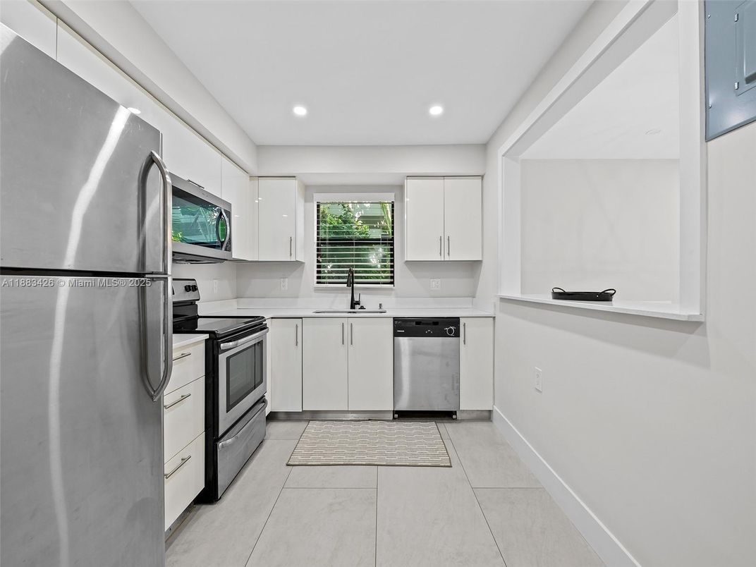 Interior, Kitchen, Recessed Lighting, Stainless Steel Appliances