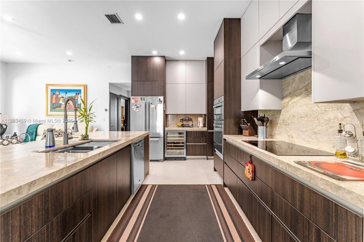 Interior, Kitchen, Recessed Lighting, Stainless Steel Appliances